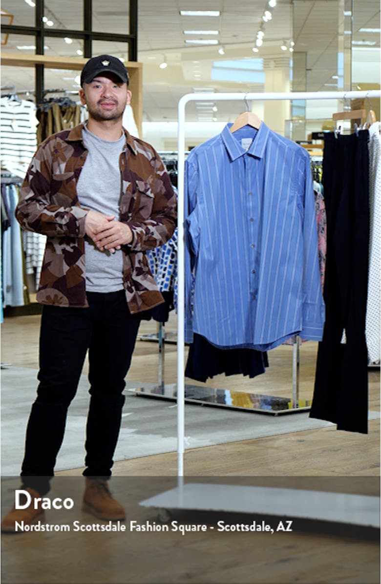 Tailored Fit Stripe Dress Shirt, sales video thumbnail