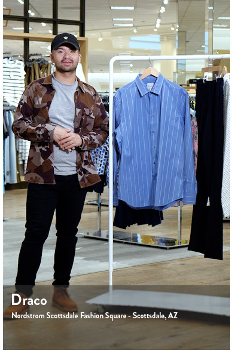 Tailored Fit Stripe Dress Shirt video