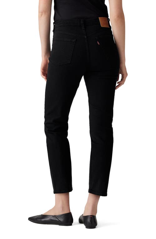 Levi's 501® Original Crop Straight Leg Jeans In Black