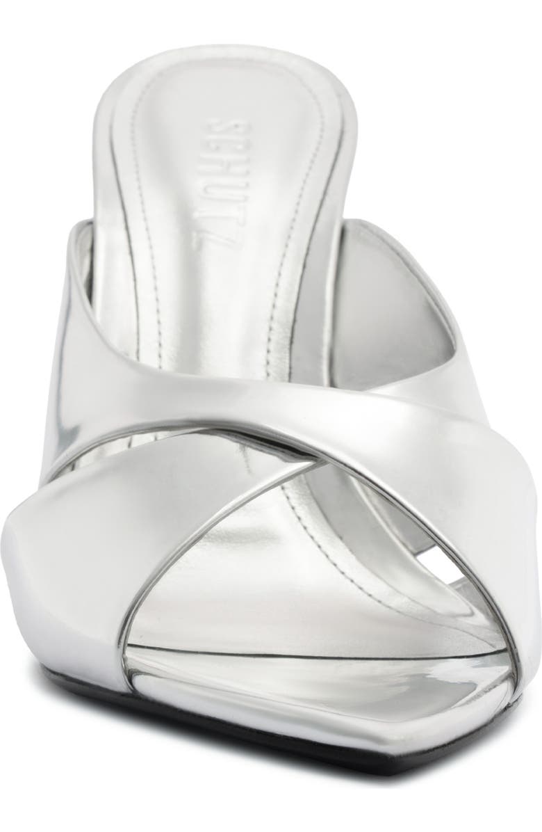 Schutz Maxine Mule, Alternate, color, Silver