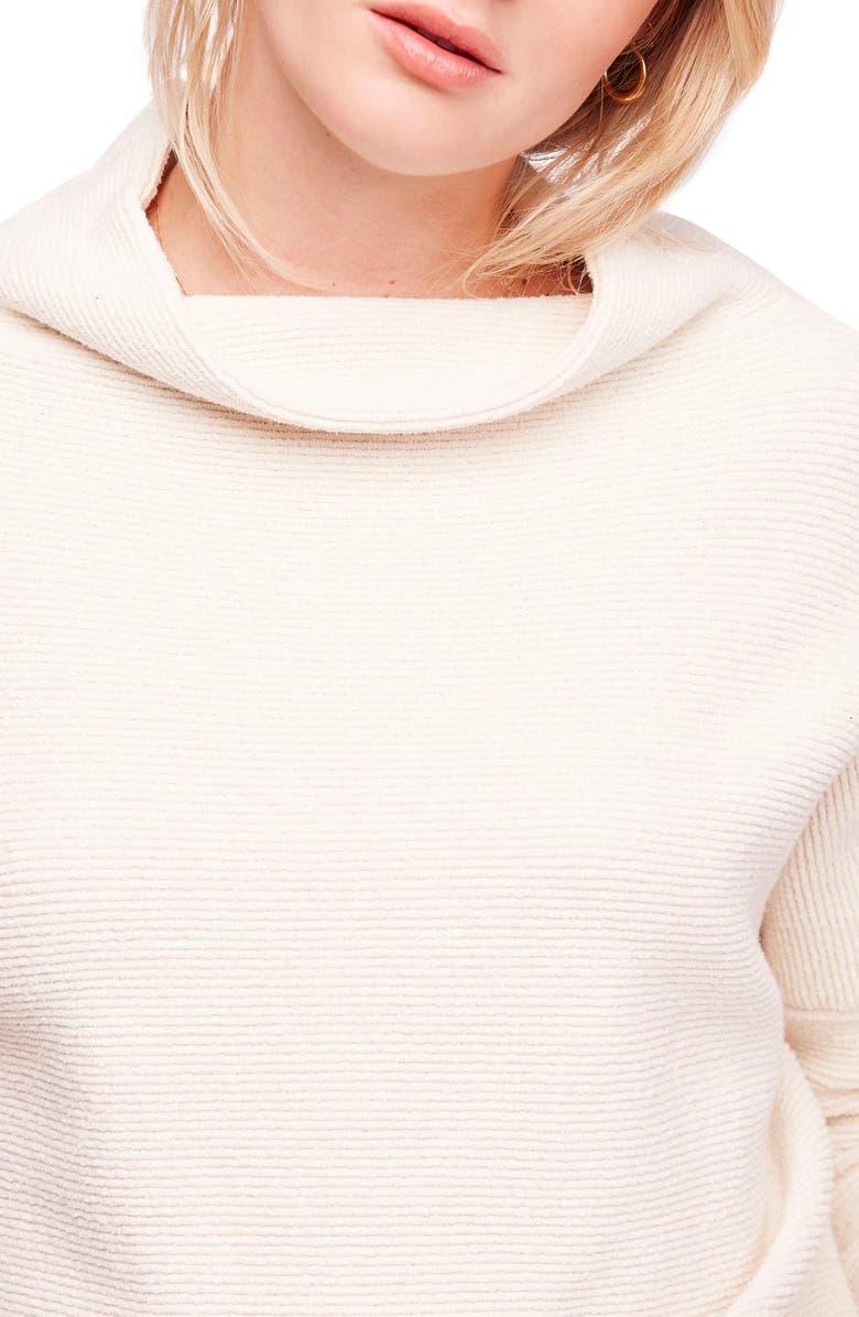 Free People Ottoman Slouchy Tunic, Alternate, color, Ecru