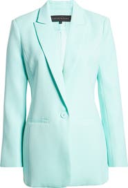 Endless Rose Tailored Single Button Blazer