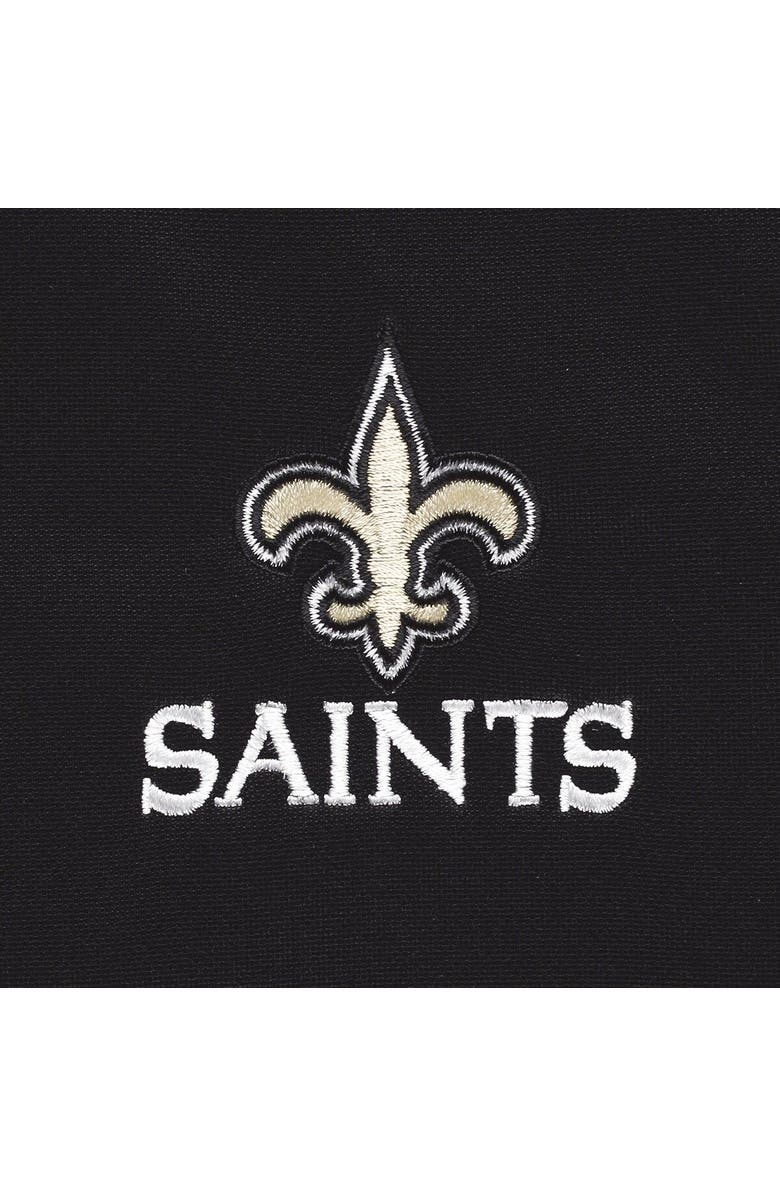 DUNBROOKE Men's Dunbrooke Black New Orleans Saints All-Star Tech Quarter-Zip Top, Alternate, color, Black