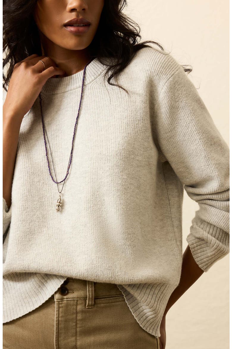 Jackson Crewneck Sweater, Alternate, color, ICE GREY HEATHER