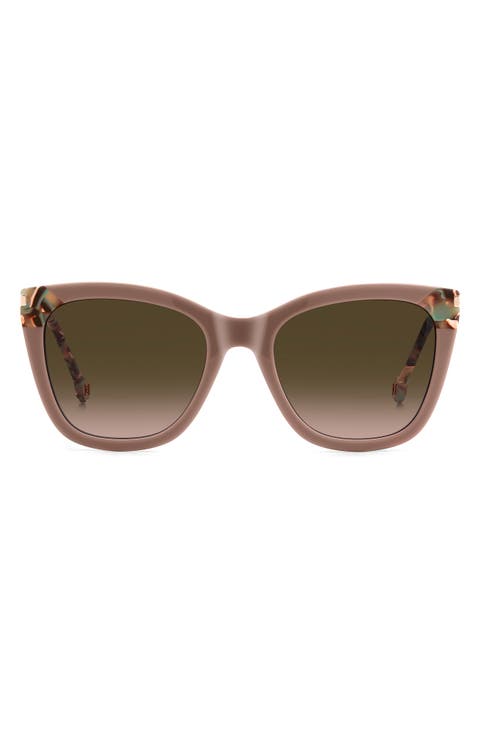 Her 54mm Gradient Rectangular Sunglasses