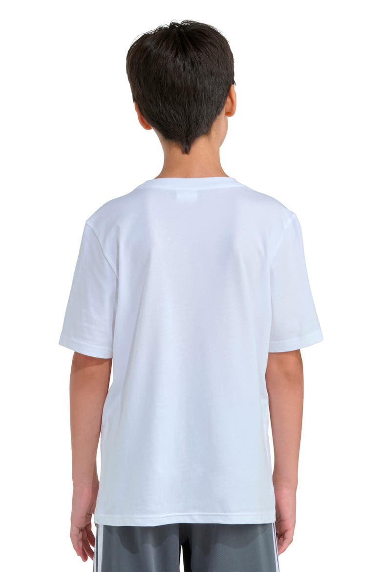 Kids' Basketball Dunk Cotton Graphic T-Shirt, Alternate, color, WHITE