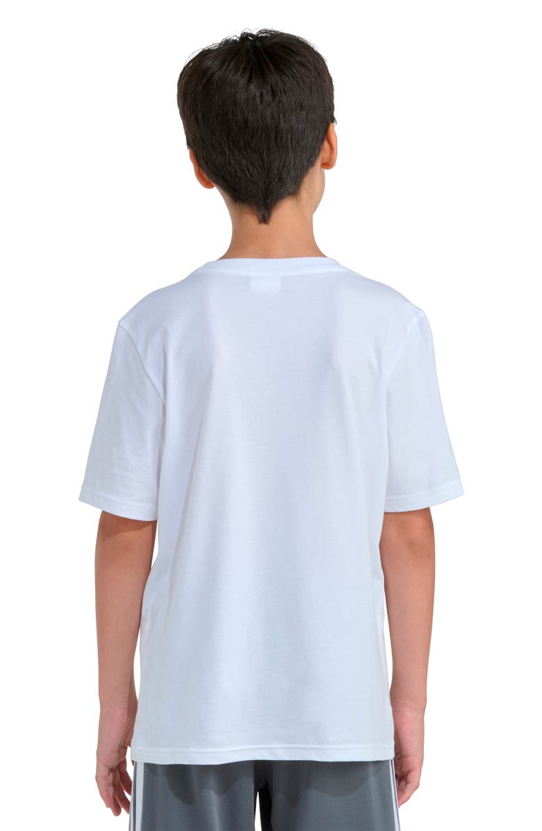 adidas Kids' Basketball Dunk Cotton Graphic T-Shirt, Alternate, color, White