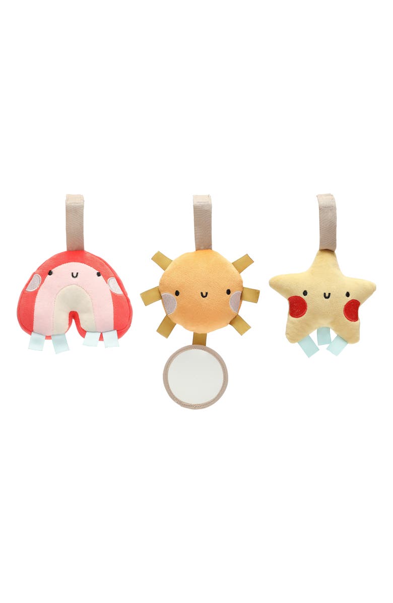 Pearhead Set of 3 Hanging Plush Toys, Main, color,