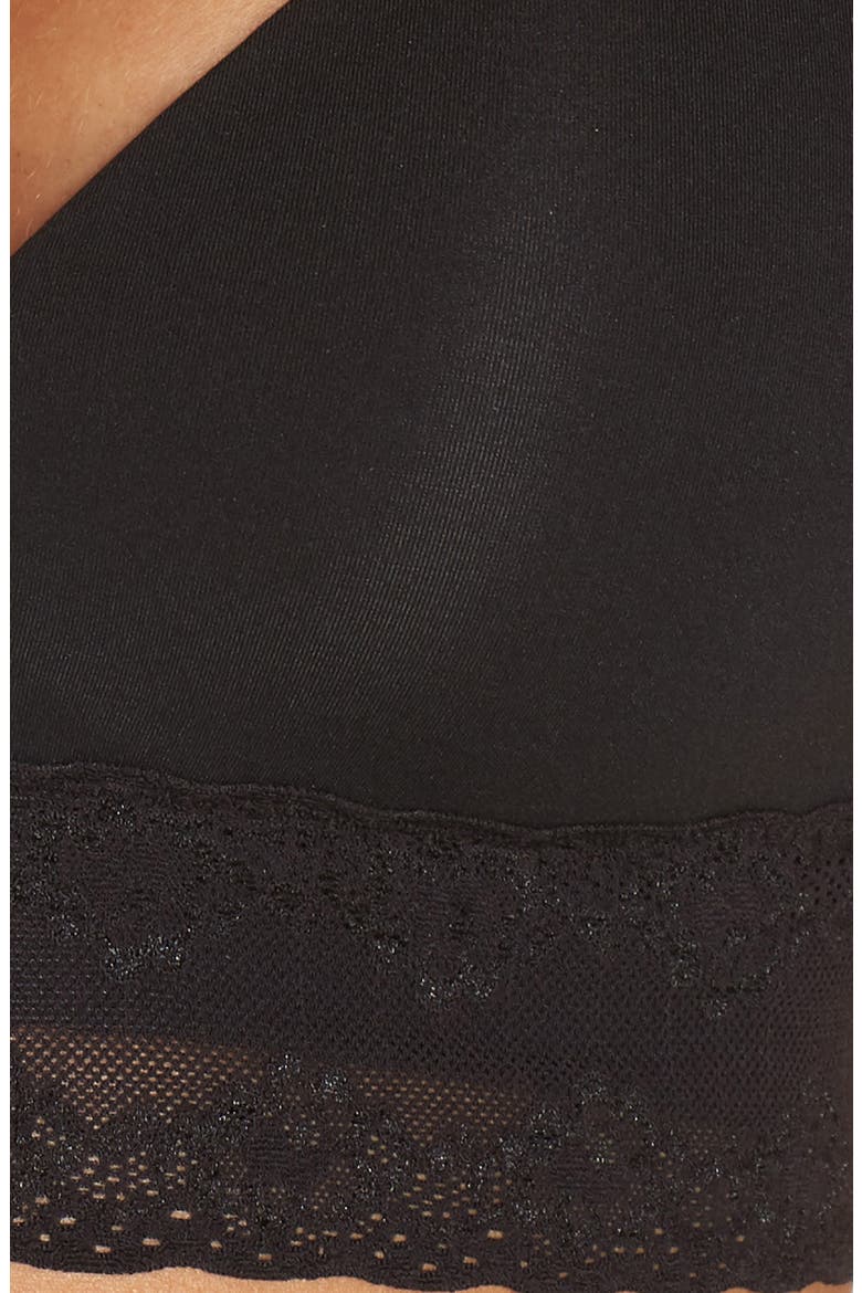 Bliss Perfection Contour Soft Cup Bralette, Alternate, color, BLACK