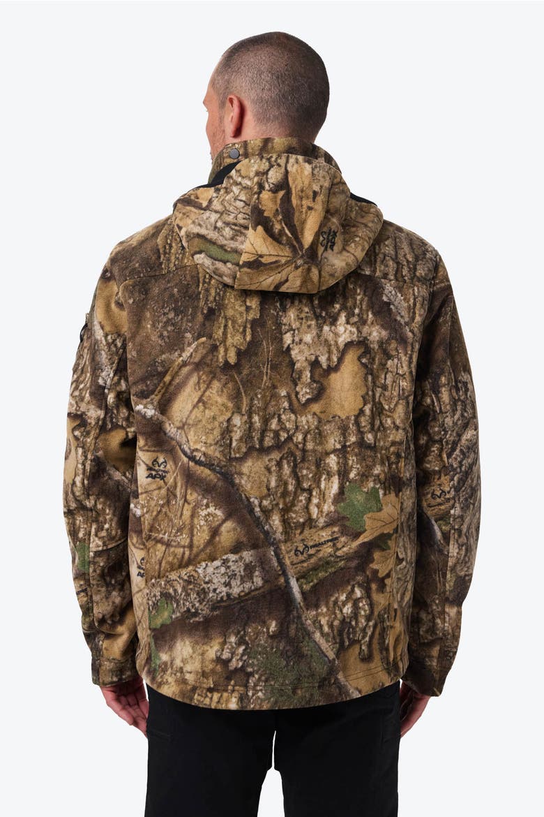 Men's apx Heated Fleece Camo Jacket, Alternate, color, APX Realtree