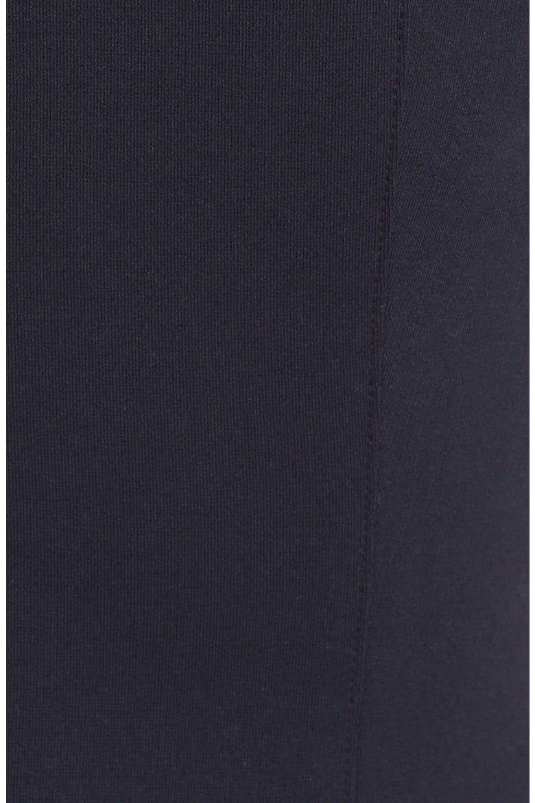 Cap Sleeve Peplum Hem Jersey Dress, Alternate, color, NAVY