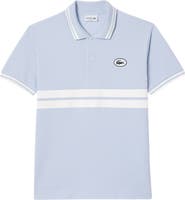 Lacoste Classic Fit Stripe Piqué Knit Polo
