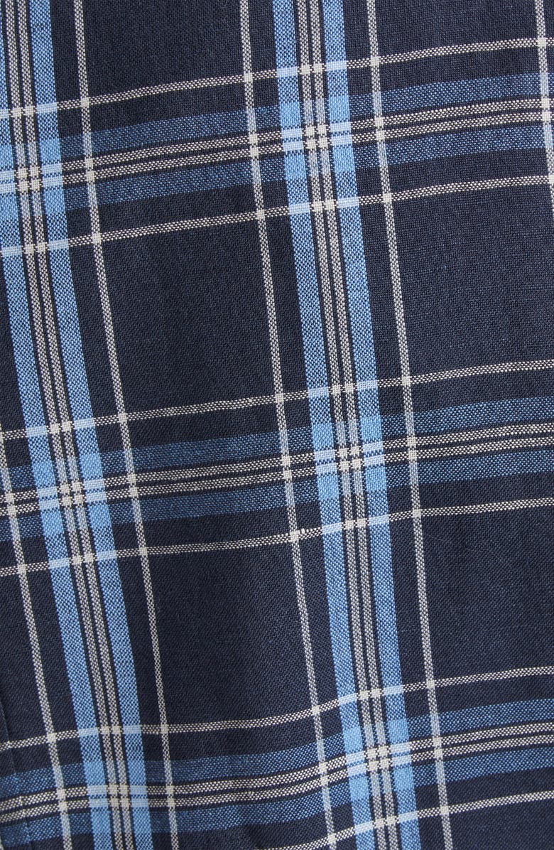 Thom Browne Unstructured Straight Fit Plaid Cotton Sport Coat, Alternate, color, 