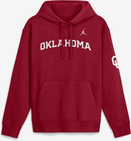 Jordan Brand Men's Jordan Brand Crimson Oklahoma Sooners 2026 Sideline Club Fleece Hoodie