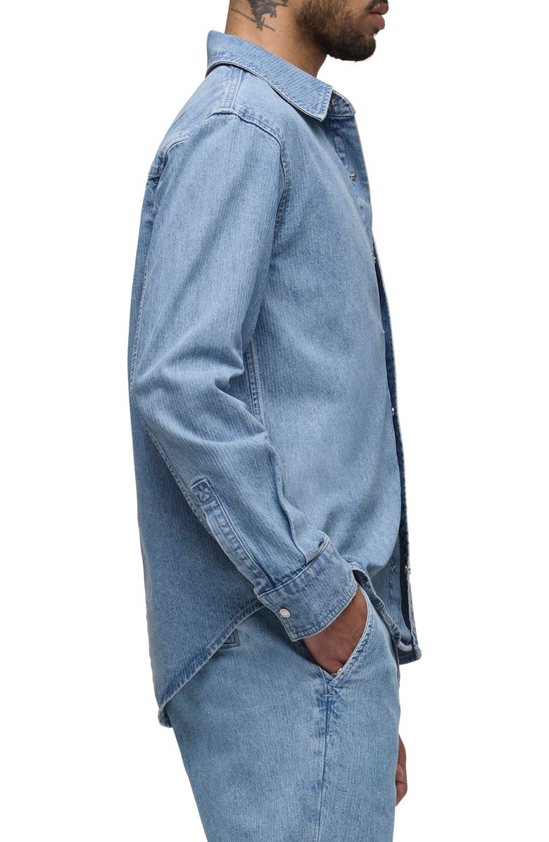 Hudson Jeans Denim Snap-Up Shirt, Alternate, color, Camden