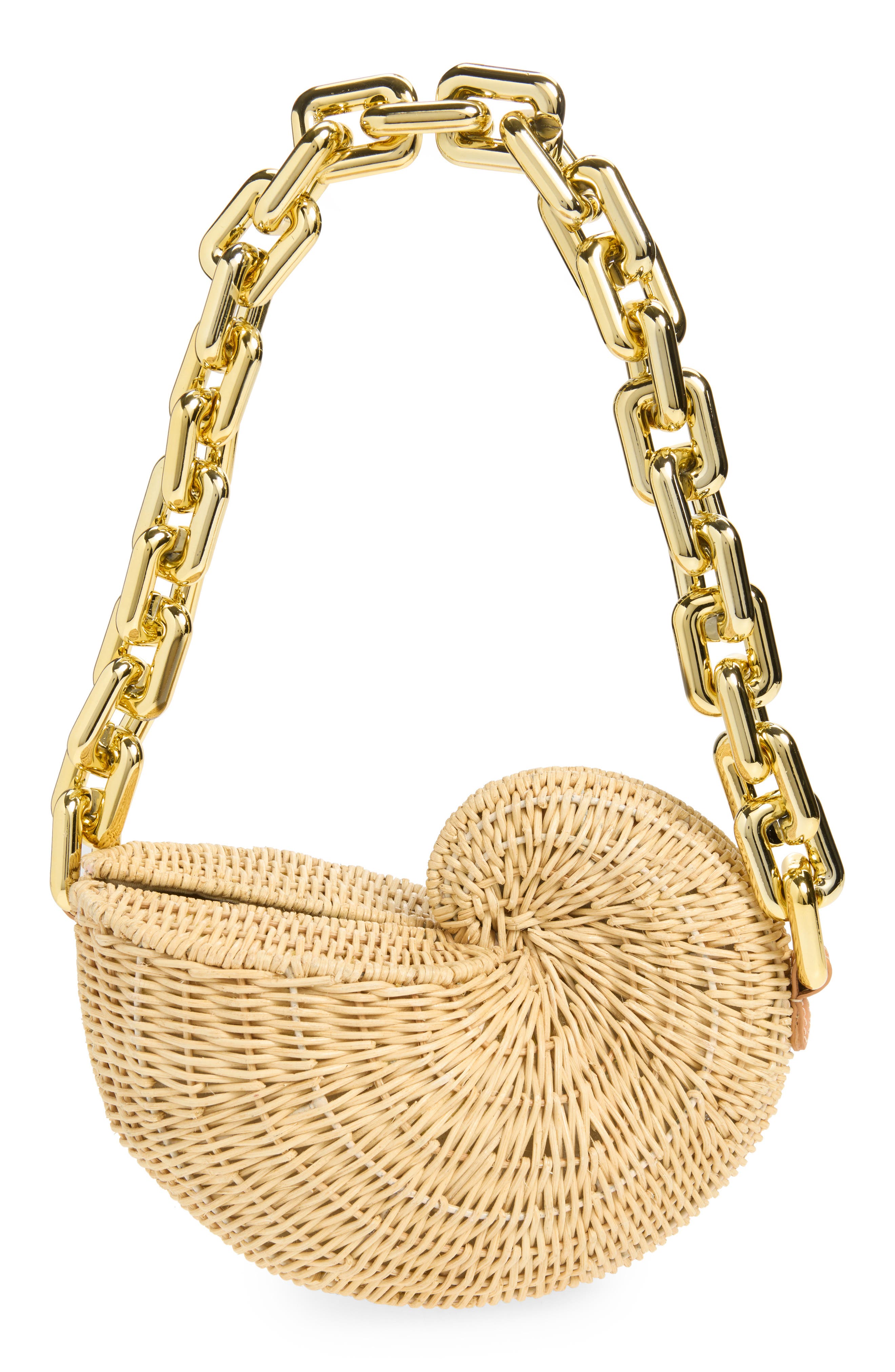 POOLSIDE The Anna Conch Handbag, Alternate, color, Natural
