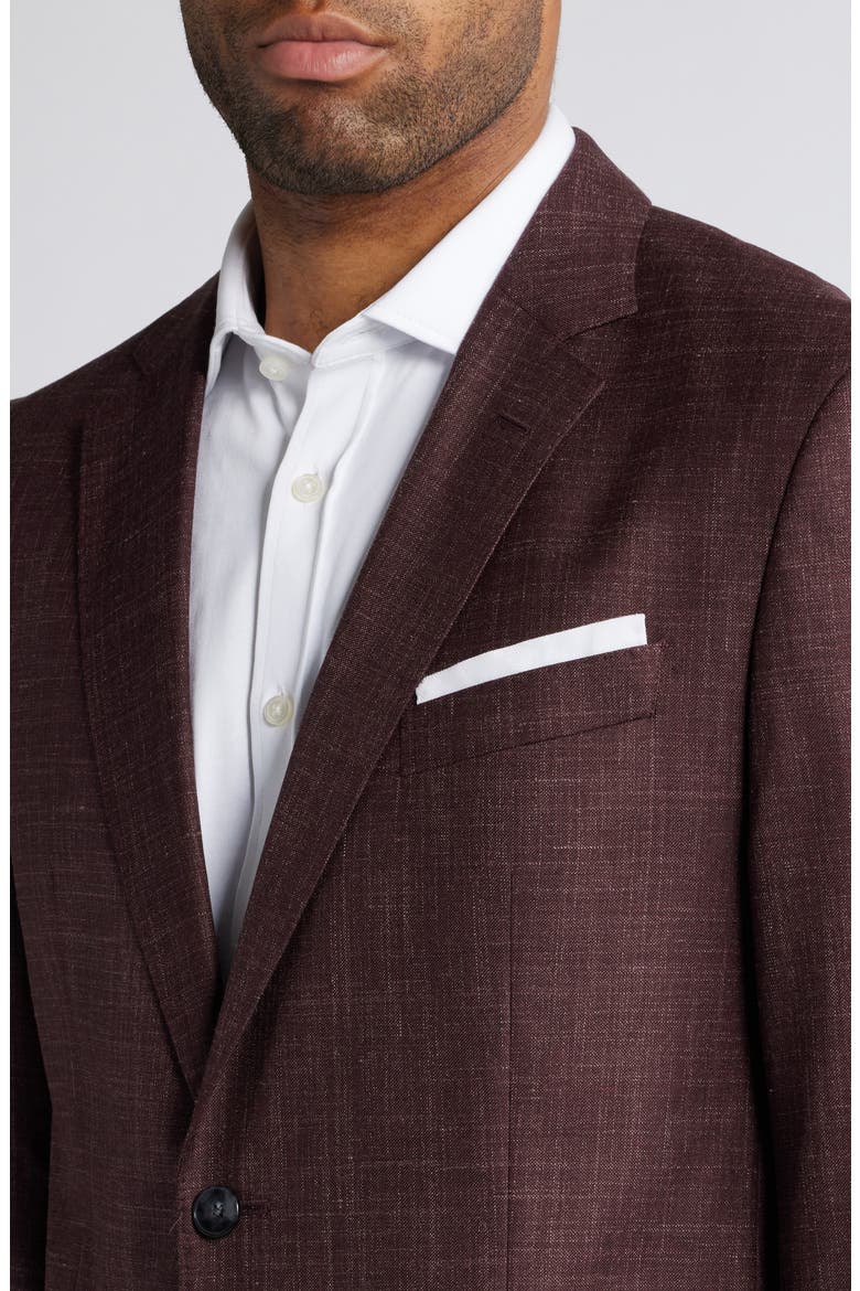 Wool Slubs BOSS Hutson Slub Wool & Silk Blend Sport Coat (Men) | Nordstromrack