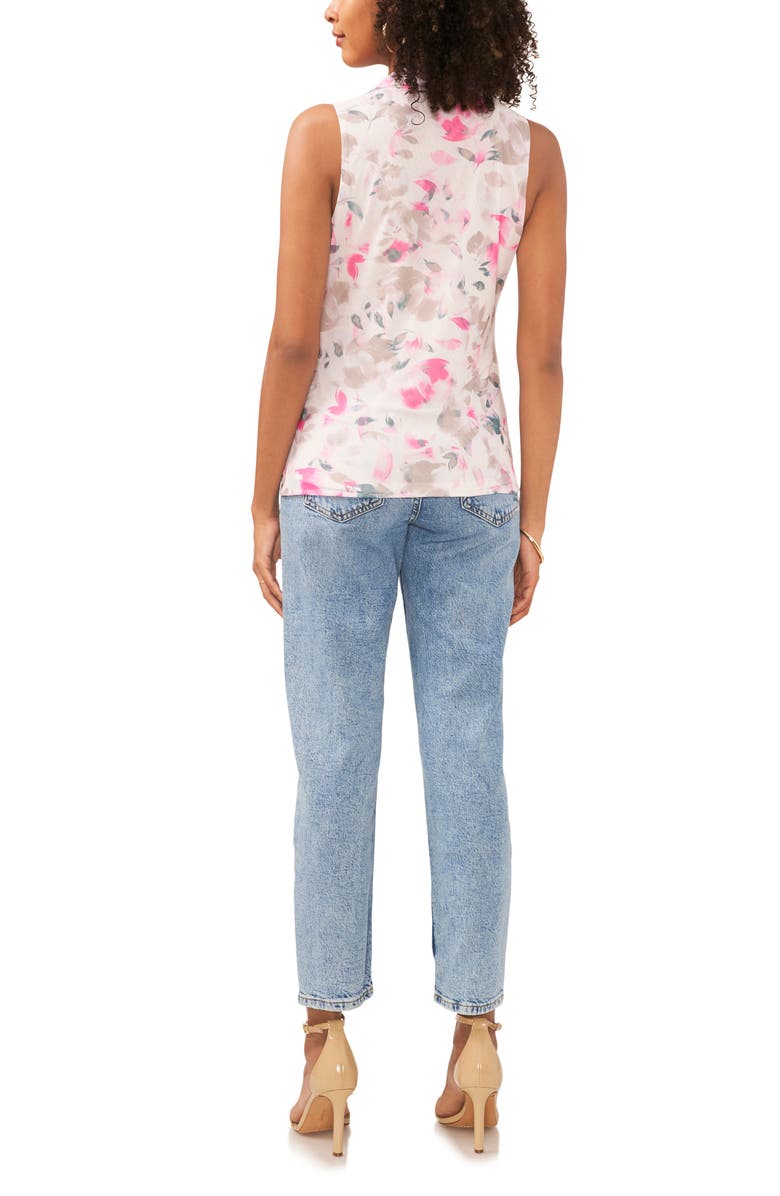 Vince Camuto Floral Mesh Tank, Alternate, color, 