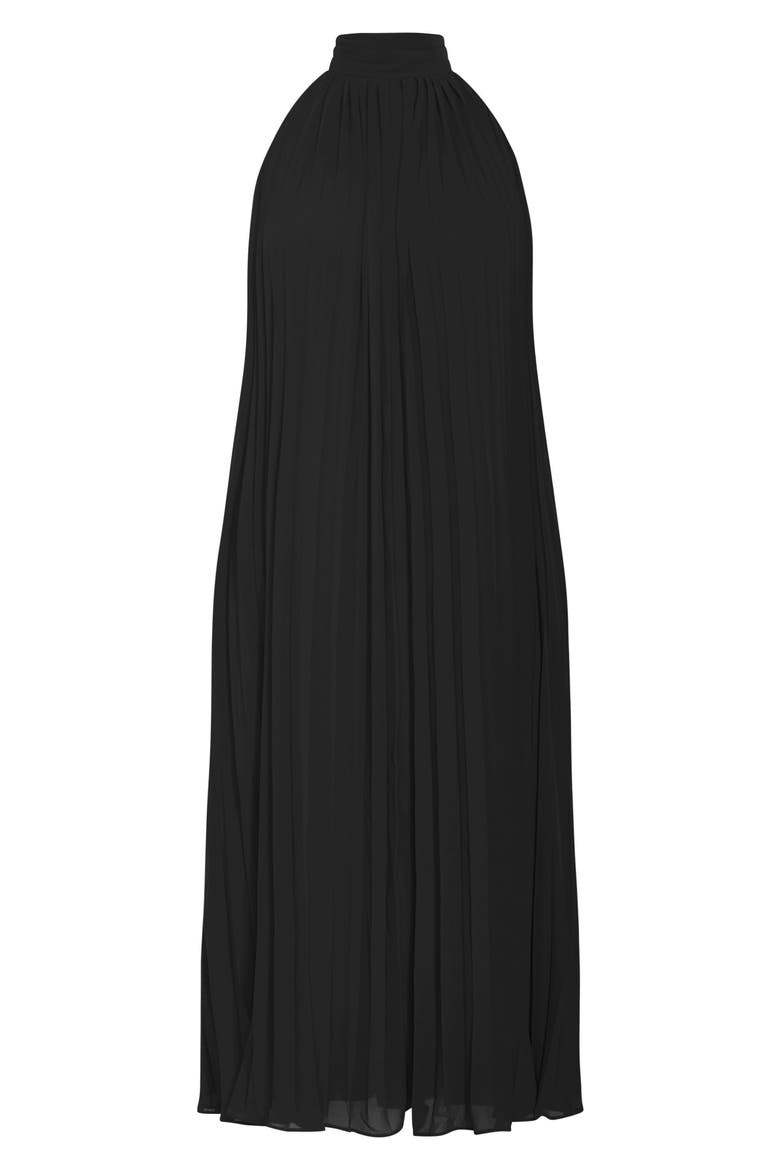 Aida Sleeveless Maxi Dress, Alternate, color, BLACK