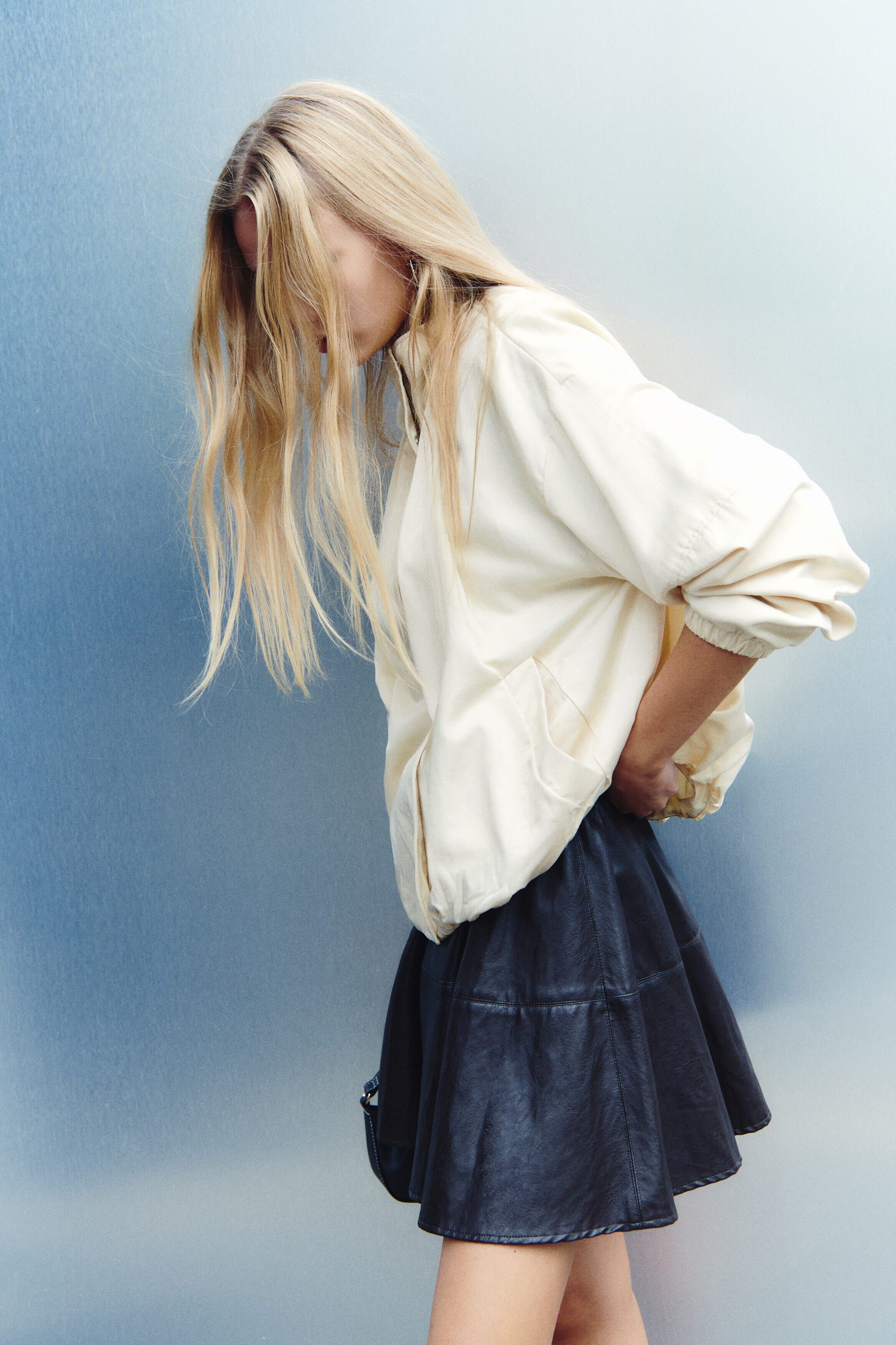 H&M Balloon-sleeved Funnel-collar Jacket (Women) | Nordstrom
