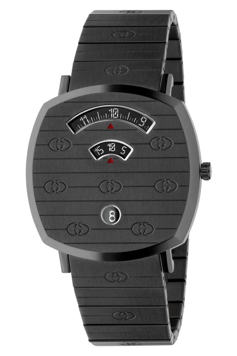 Grip Bracelet Watch, 38mm, Main, color, GREY