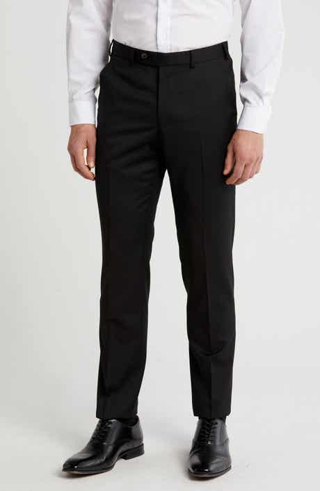 DIGEL Flat Front Virgin Wool Dress Pants