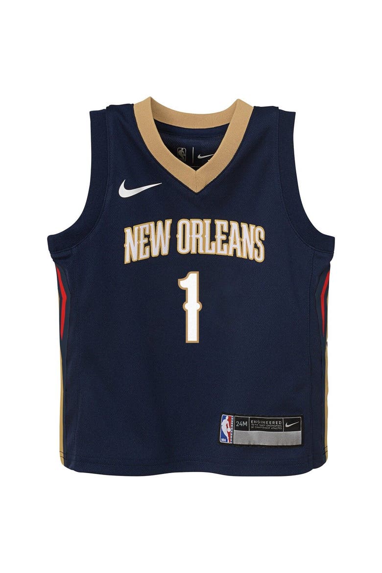 Infant Nike Zion Williamson Navy New Orleans Pelicans Swingman Player Jersey - Icon Edition, Alternate, color, Navy