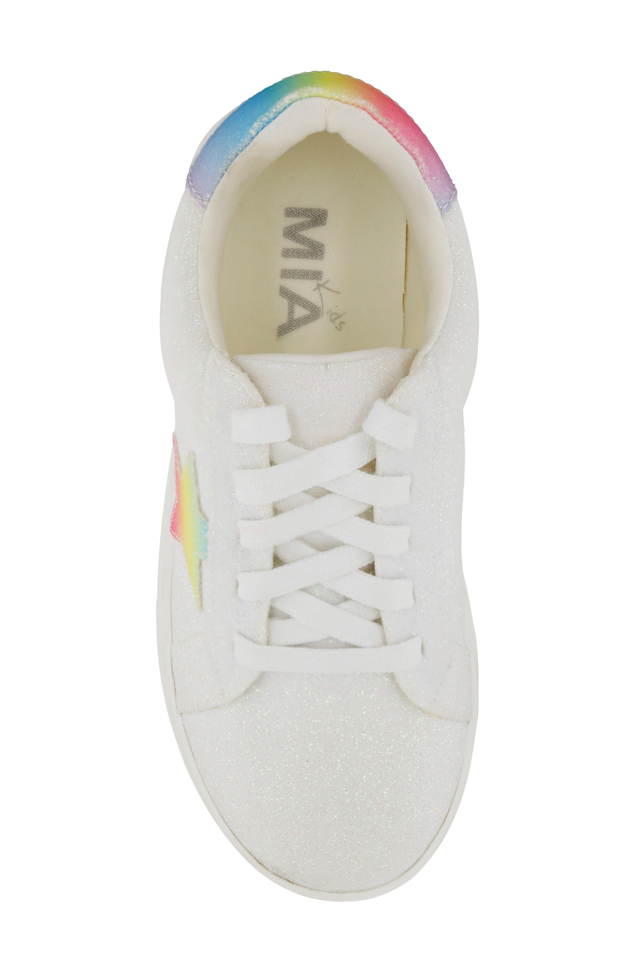 MIA Kids' Lysa Glitter Star Sneaker, Alternate, color, 