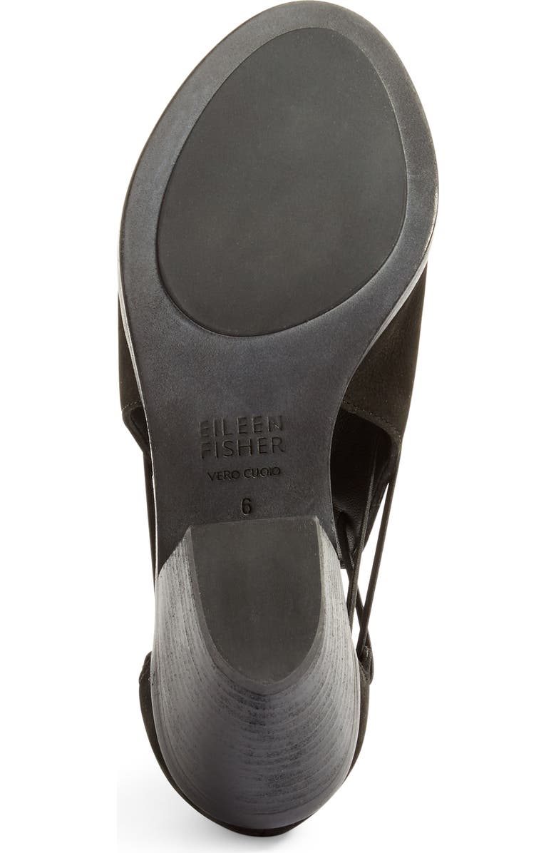 Eileen Fisher Nikki Peep Toe Sandal, Alternate, color,