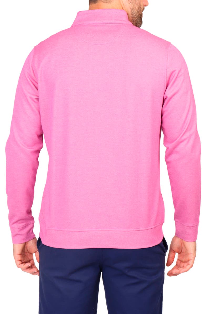 TailorByrd Modal Blend Quarter Zip Pullover, Alternate, color, Raspberry