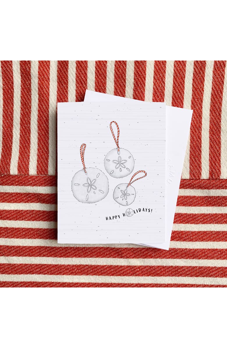Ramus & Co Winter/Holiday Greeting Card Pack Sets (3 ct) Happy Holidays Sand Dollar, Alternate, color, Multi-Pack