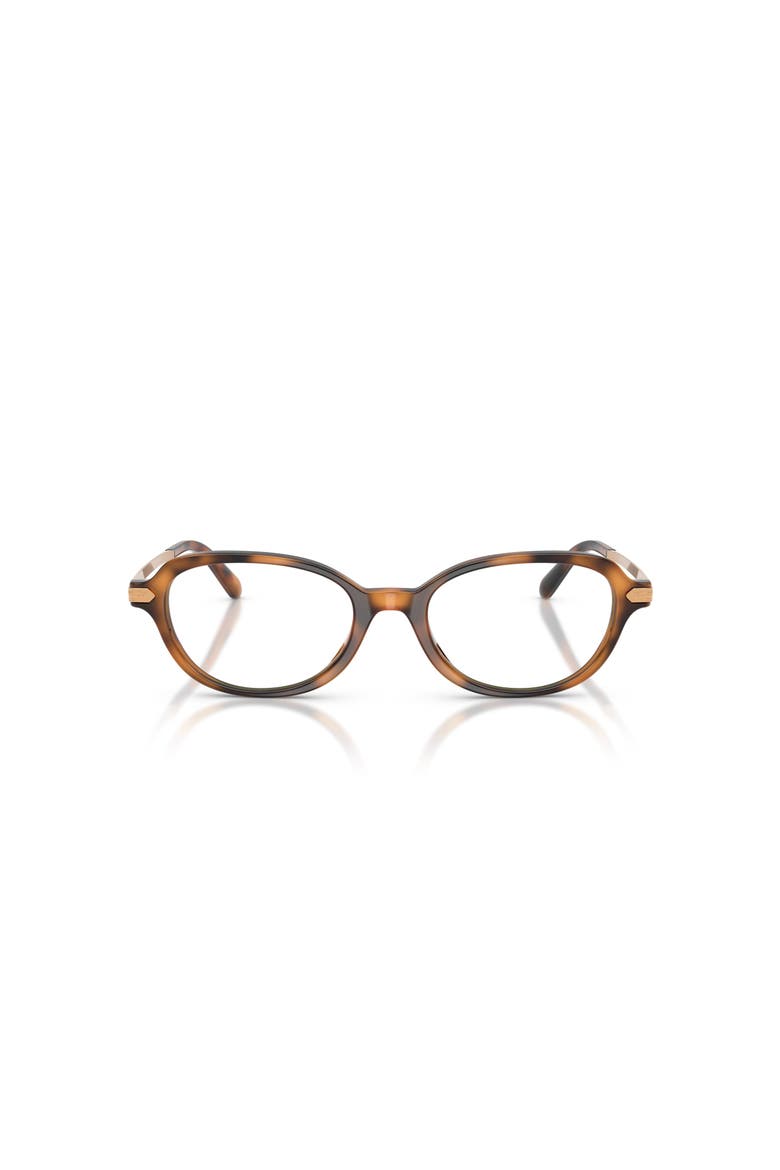 49mm Oval optical glasses, Alternate, color, Tortoise