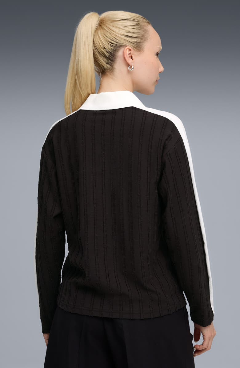 PUMA T7 Relaxed Long Sleeve Polo, Alternate, color, 