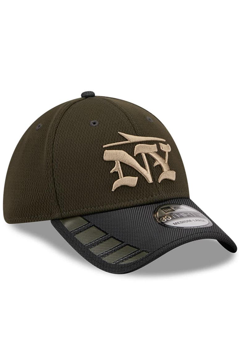 Men's New Era  Gotham Green New York Jets 2025 Rivalries Collection Fan Pack 39THIRTY Flex Hat, Alternate, color, Dark Green