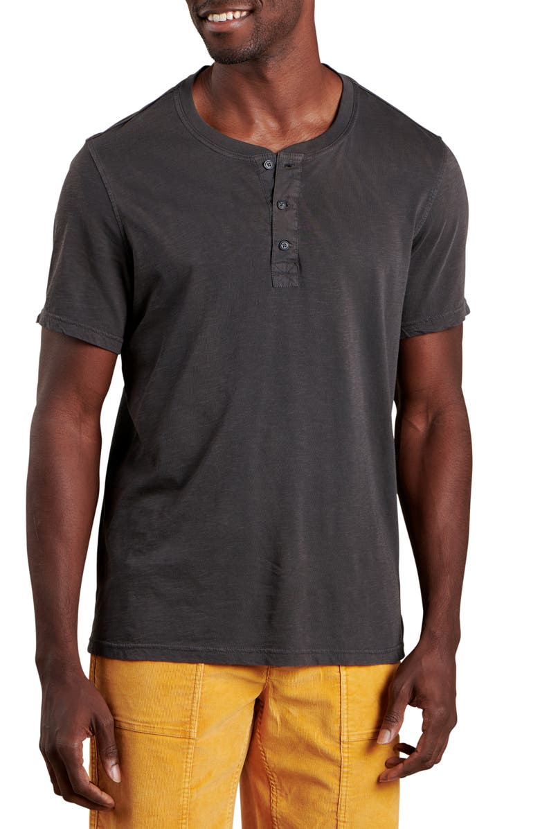 Toad&Co Primo Short Sleeve Organic Cotton Henley, Main, color, 