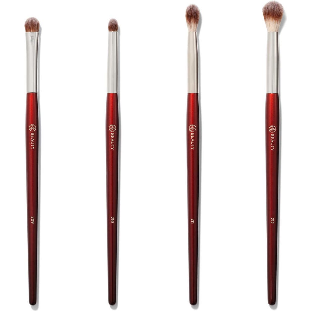 Bk Beauty Core Line Extension Eye Brush Set In Burgundy