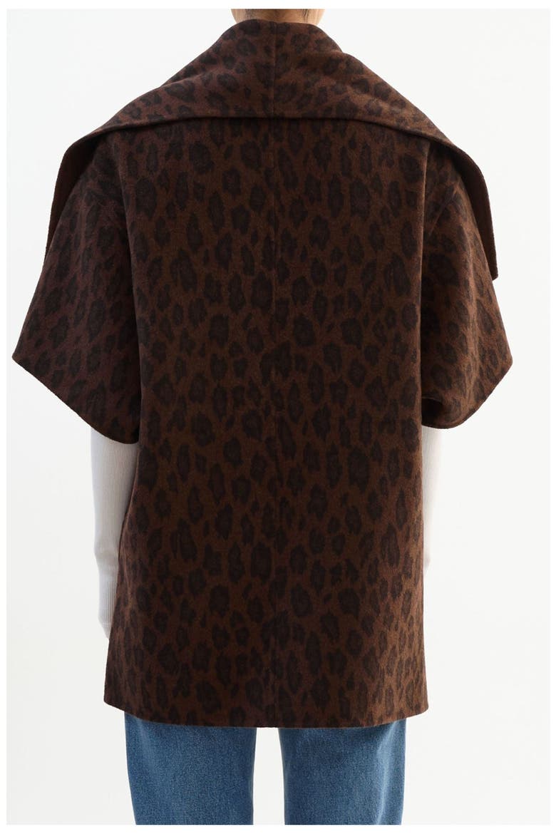 Penelope | Double Face Wool Coat, Alternate, color, Leopard