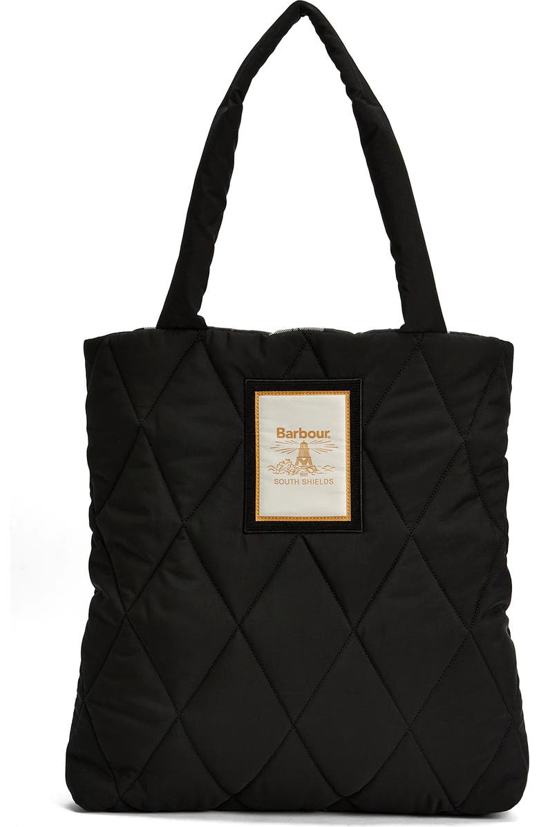 Barbour Mariah Diamond Quilted Tote Bag, Main, color,