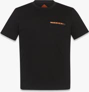 MCM Silket Logo T-Shirt With Zip Pocket