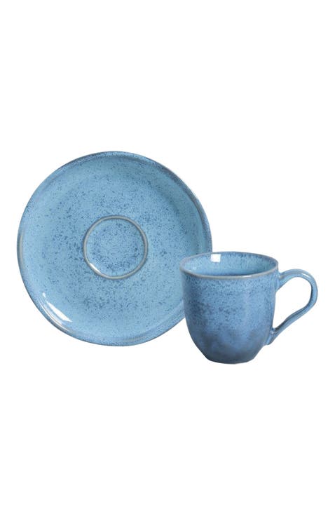 Coffee Cup & Saucer Set of 6