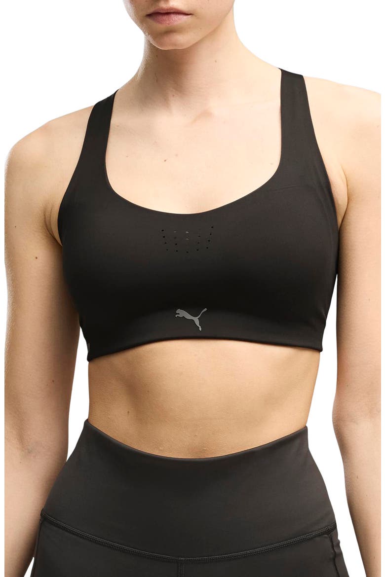 Pwrmode Low Impact Sports Bra, Main, color, PUMA BLACK