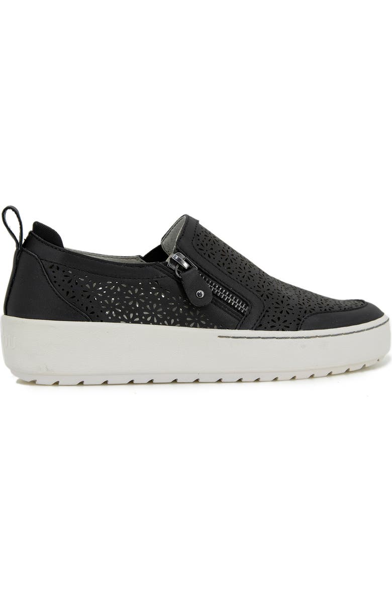 Jambu July Side Zip Sneaker, Alternate, color, Black