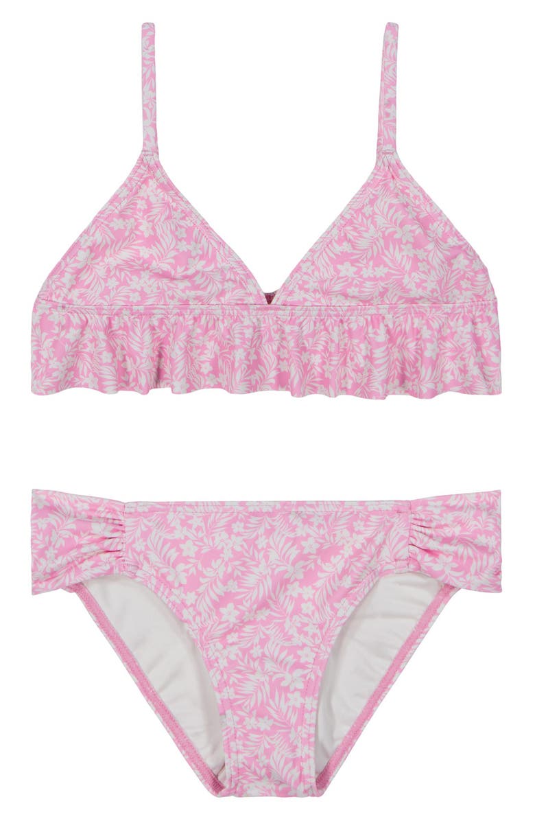 Billabong Kids' Sweet Waves Floral Two-Piece Swimsuit, Main, color, 