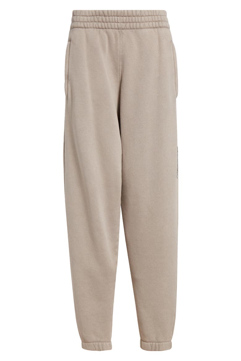 Flame Logo Cotton French Terry Sweatpants, Alternate, color, 230A WASHED OYSTER