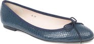 PAUL MAYER Luxe Textured Ballet Flat