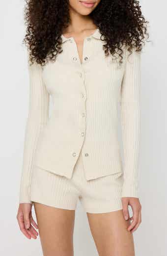 Spiritual Gangster Aster Rib Snap Front Cardigan