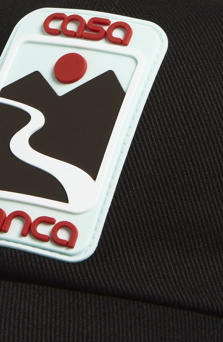 Casablanca Sunset Valley Rubber Patch Cotton Twill Baseball Cap, Alternate, color, Sunset Valley