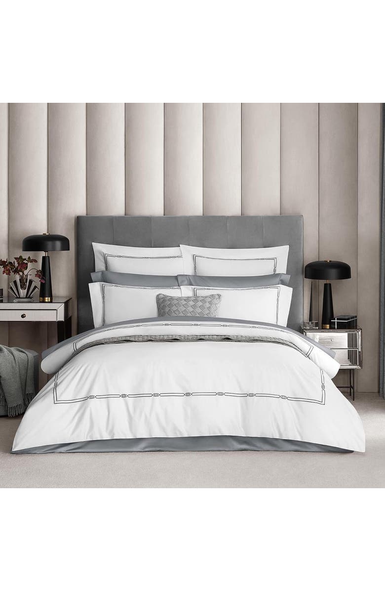 Togas Sigman Duvet Cover, Main, color, White