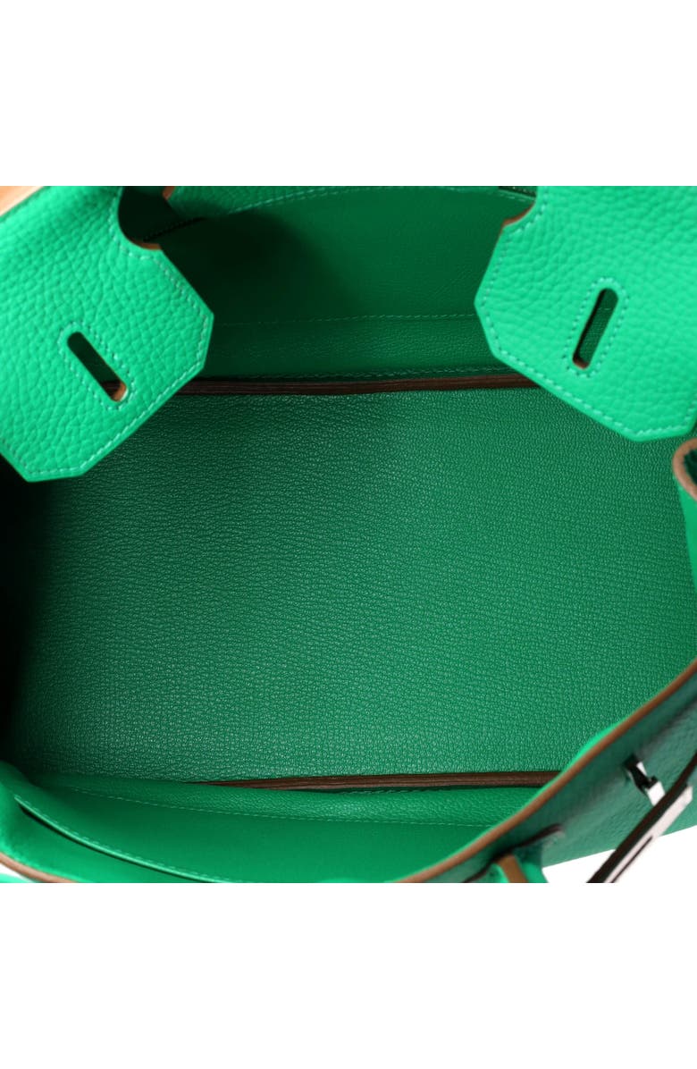 Pre-Owned Hermes Birkin Handbag Green Clemence with Palladium Hardware 30, Alternate, color, Menthe