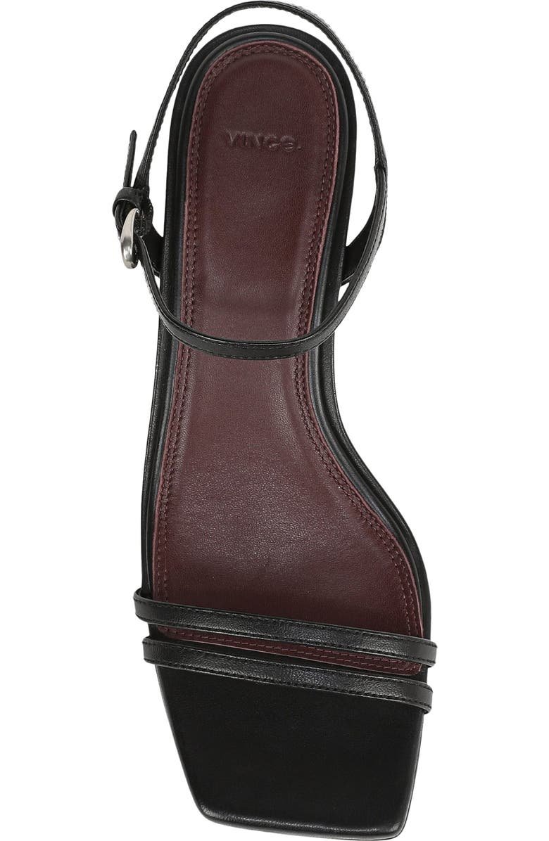 Vince Tilda Ankle Strap Sandal, Alternate, color, Black